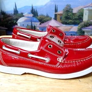Cole Haan Womens Patent Leather Boat Shoes 🚤Like New!  Made in India. Size 6B